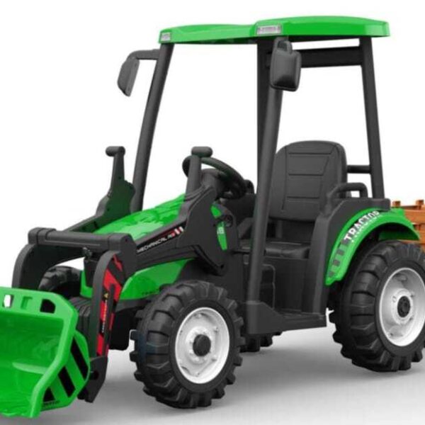 Green 24V Kids Ride on Tractor