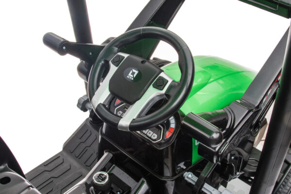 Green 24V Kids Ride on Tractor - Image 10