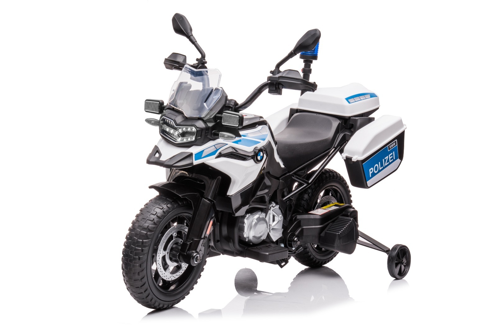 Ignite the Adventure with the Officially Licensed 12V BMW Police Ride-On Motorbike by Shopping Troy USA