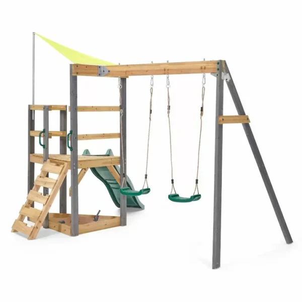 Plum Barbary Wooden Swing Set - Image 2