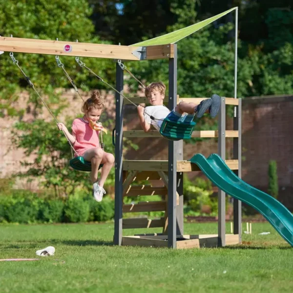 Plum Barbary Wooden Swing Set - Image 4