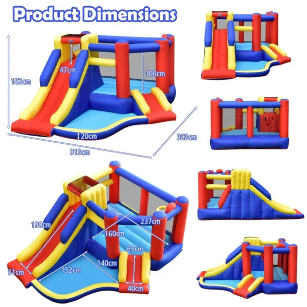 Kids Inflatable Bouncy Castle | Slide, Ball Pit & Sports Fun - Image 3
