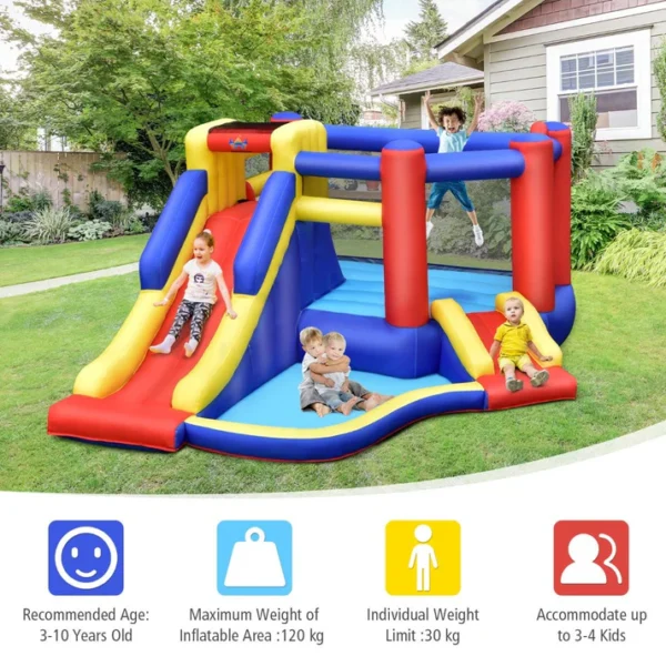 Kids Inflatable Bouncy Castle | Slide, Ball Pit & Sports Fun - Image 4
