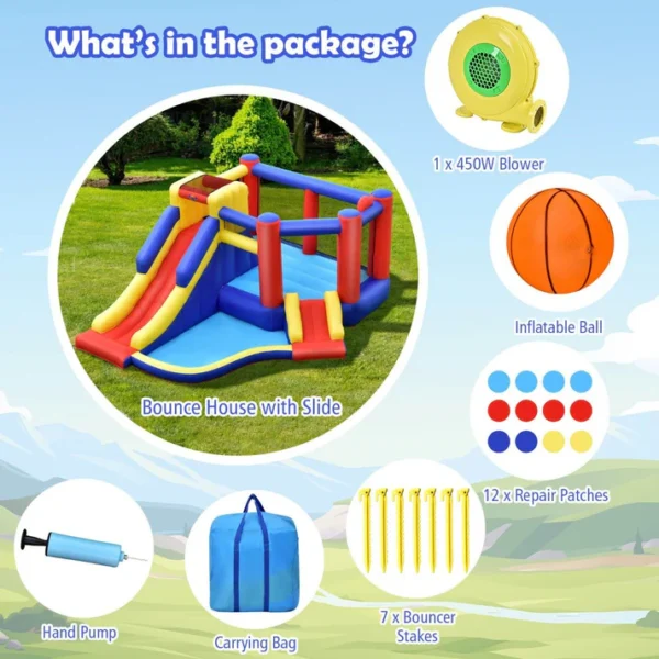 Kids Inflatable Bouncy Castle | Slide, Ball Pit & Sports Fun - Image 5