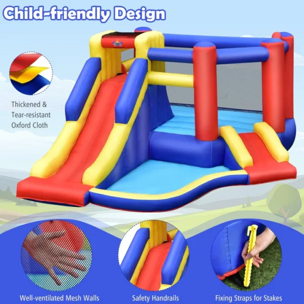 Kids Inflatable Bouncy Castle | Slide, Ball Pit & Sports Fun - Image 6