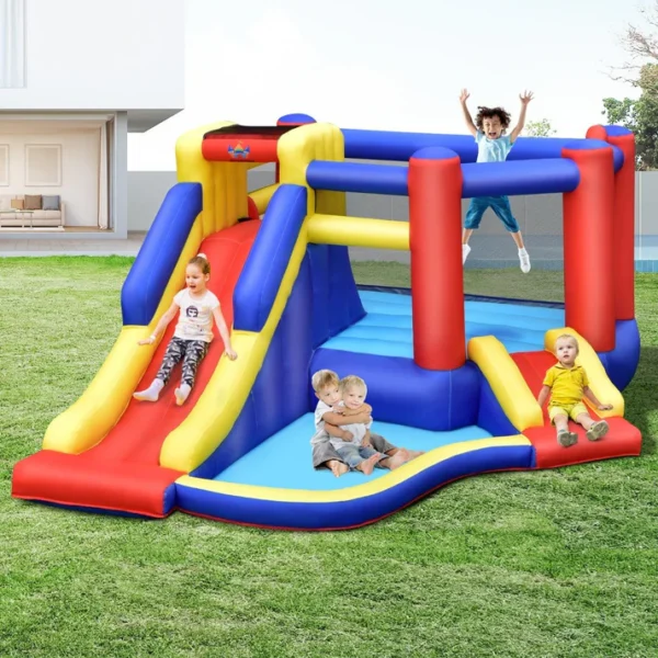 Kids Inflatable Bouncy Castle | Slide, Ball Pit & Sports Fun - Image 9