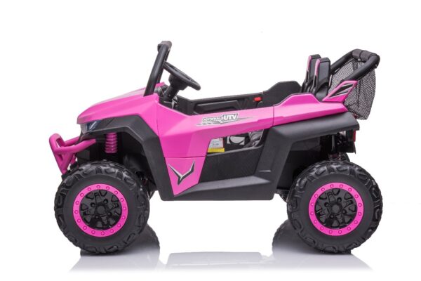 Pink 12V Beach Rambler Ride on Buggy - Image 2
