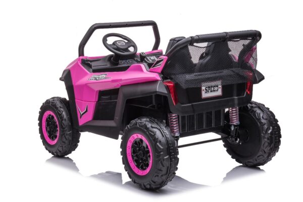 Pink 12V Beach Rambler Ride on Buggy - Image 3