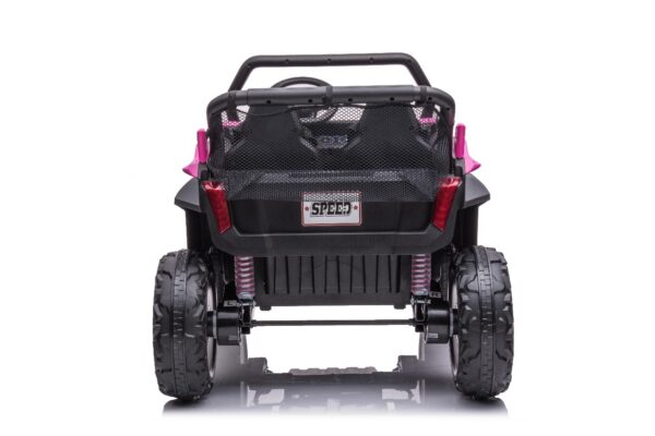 Pink 12V Beach Rambler Ride on Buggy - Image 4