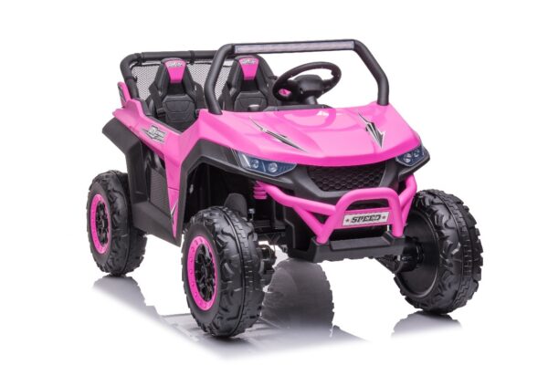 Pink 12V Beach Rambler Ride on Buggy - Image 5