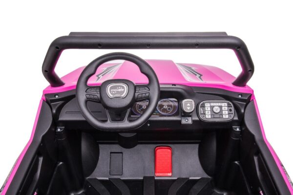 Pink 12V Beach Rambler Ride on Buggy - Image 8