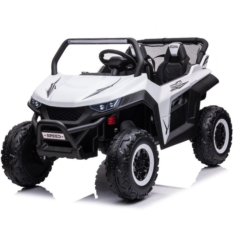 White 12V Beach Rambler Ride-On Buggy: Fun, Style, and Adventure