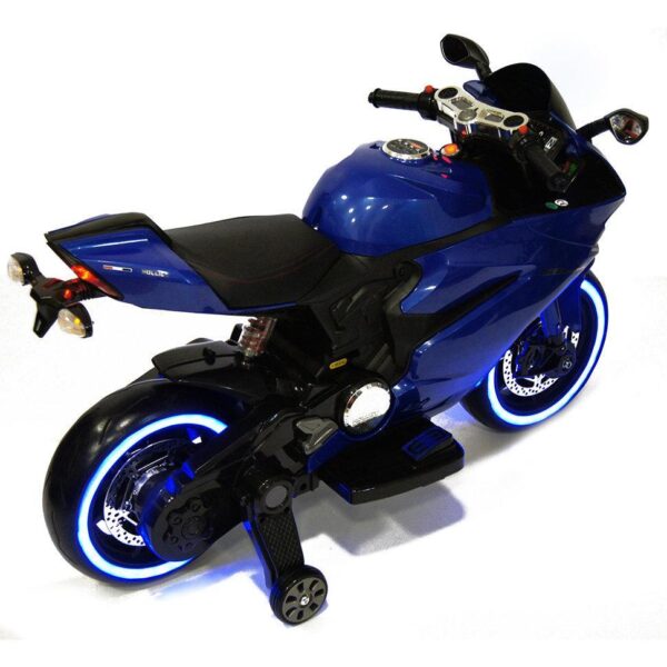 Blue 12V Ducati Ride on Motorbike - Image 2