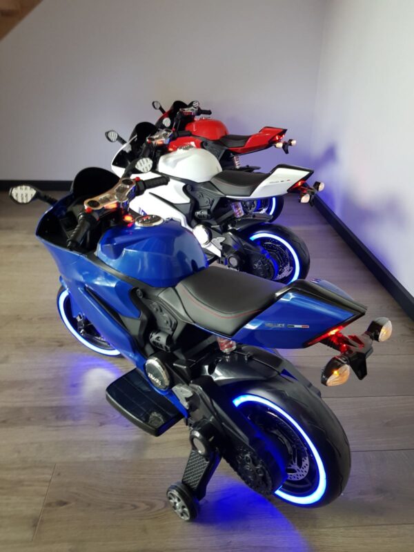 Blue 12V Ducati Ride on Motorbike - Image 7