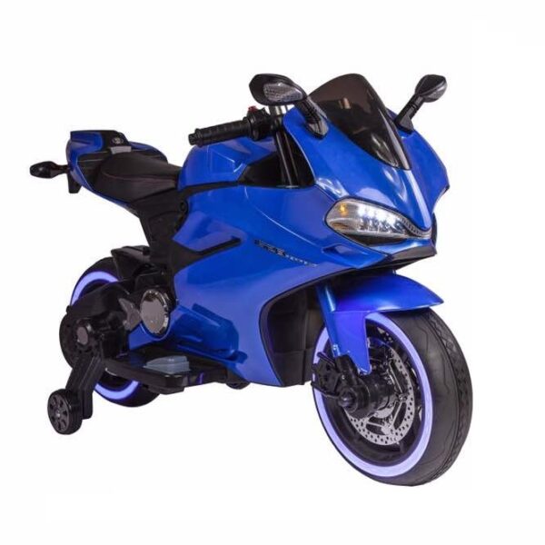 Blue 12V Ducati Ride on Motorbike