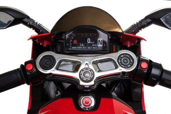 Red 12V Ducati Ride On Motorbike - Image 8