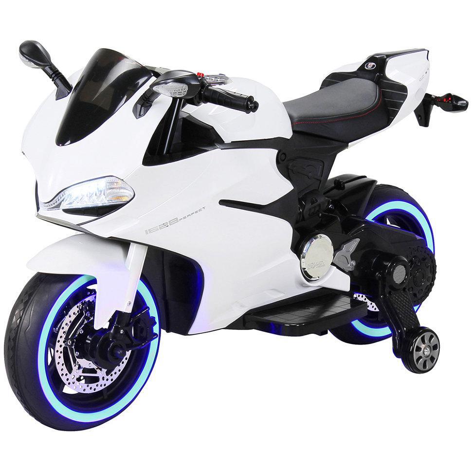 Ignite Your Child’s Imagination with the White 12V Ducati Ride-On Motorbike from Shopping Troy USA