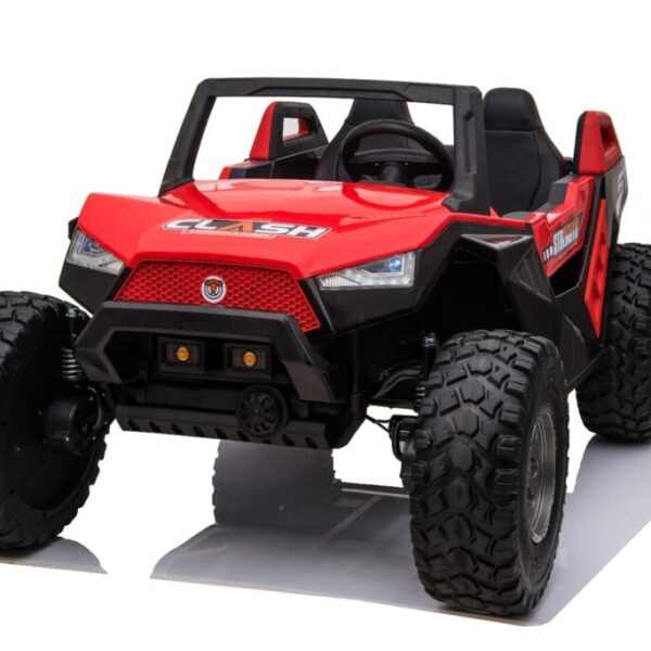 Red 24V Beach Sahara Ride on Buggy