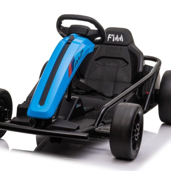 Blue 24V Rambler Ride on Go Kart