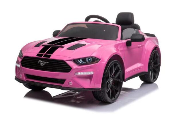 Licensed 12v Mustang ride on car - Pink