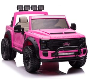 Pink 24v Ford Super Duty Ride On Car