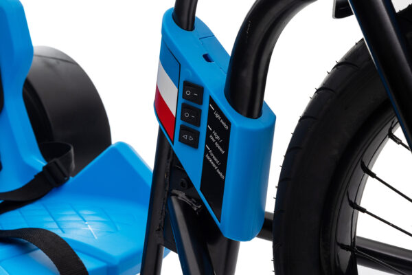 Blue 24V Drift Ride on Tricycle - Image 11