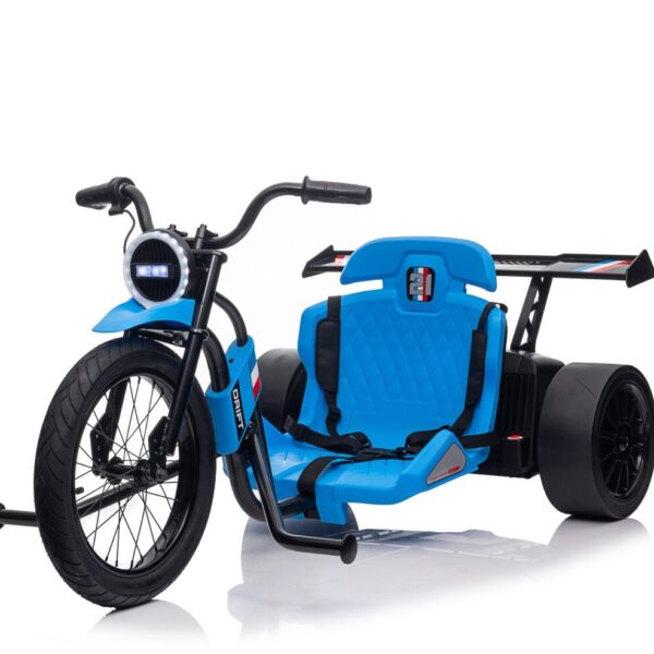 Blue 24V Drift Ride on Tricycle