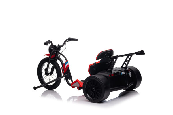 Red 24V Drift Ride on Tricycle - Image 3