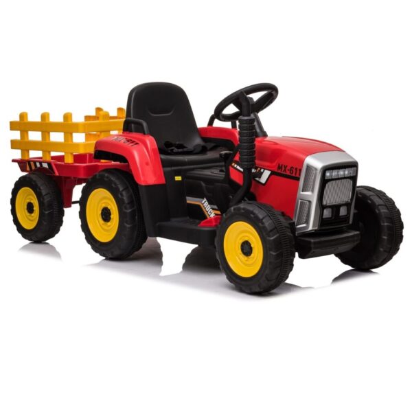 Red 12V Ride on Tractor