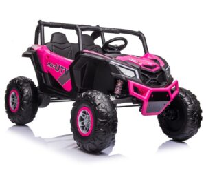 Ignite Imagination and Adventure with the Pink 24V Beach Infinity Ride-On Buggy