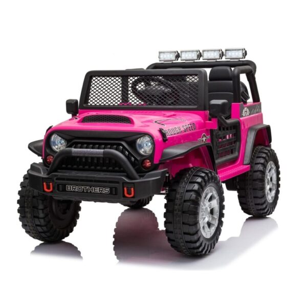 12v Jeep-Inspired Kids Ride-On Car, a meticulously designed vehicle that promises endless joy, exploration, and safe adventures.