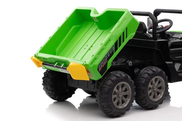 Green 24V Ride On Construction Truck - Image 9