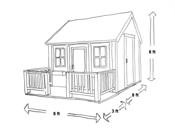 Playhouse Arctic Auk 8x8 - Image 7