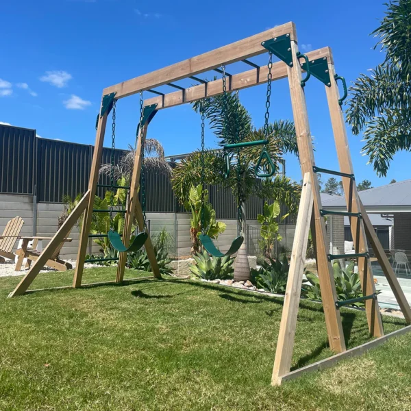 Daintree 2-in-1 Monkey Bars Swing Set